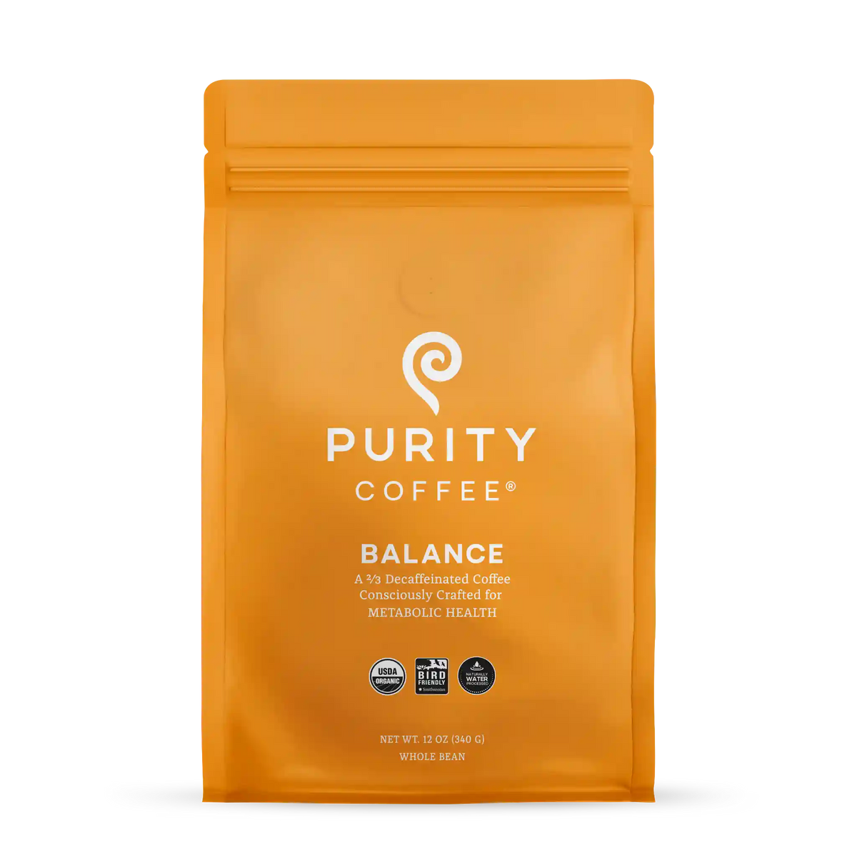 Wholesale - BALANCE: ²/₃ Decaf Whole Bean Coffee 12oz 6pk